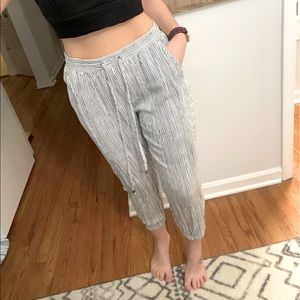 Pinstripe trouser jogger
